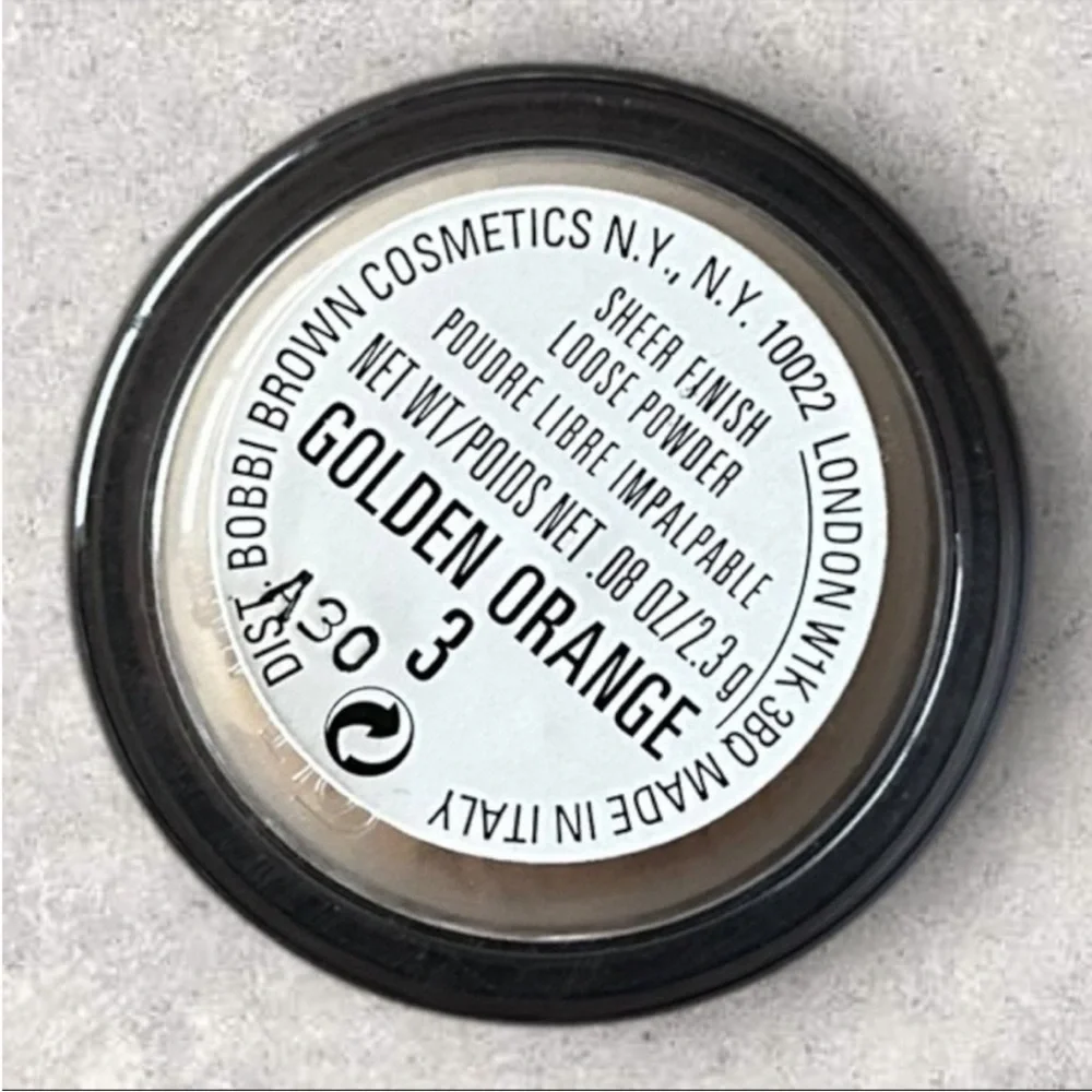 NEW SEALED Bobbi Brown Face Powder Golden Orange Tester